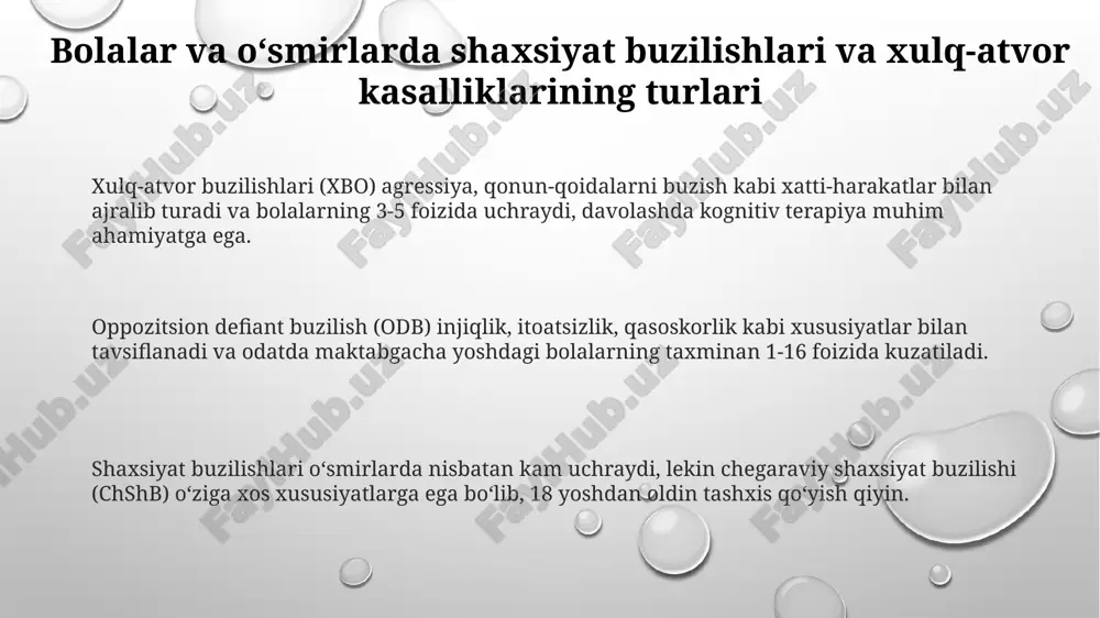 xulq-atvor buzilishlari - Page 3