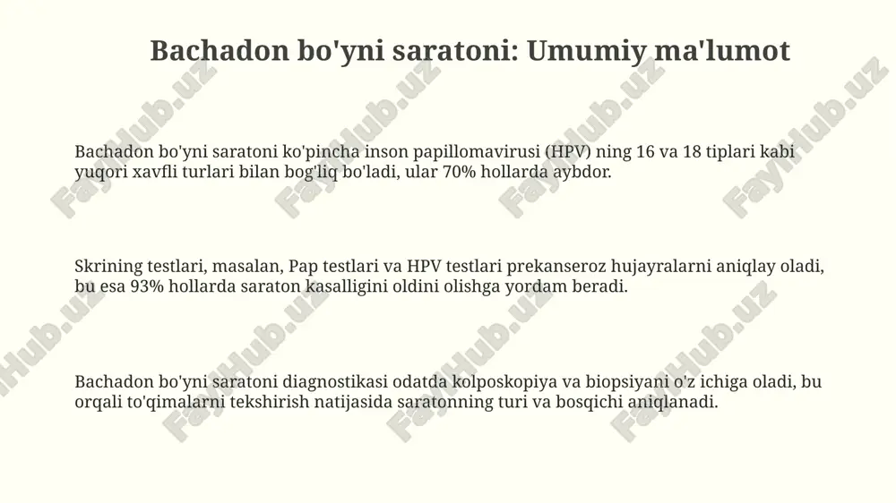 bachadon bo'yni saratoni - Page 3
