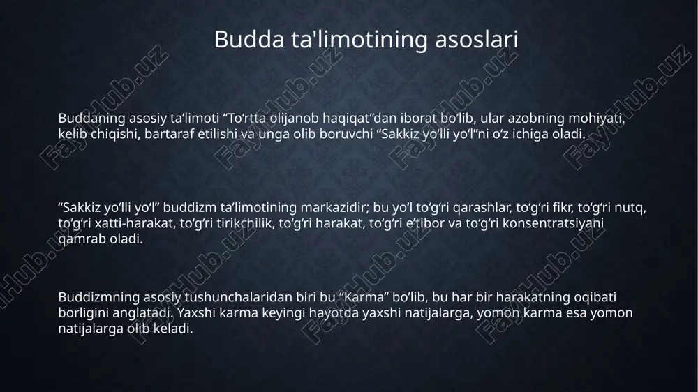 budda ta'limotining asoslari - Page 3