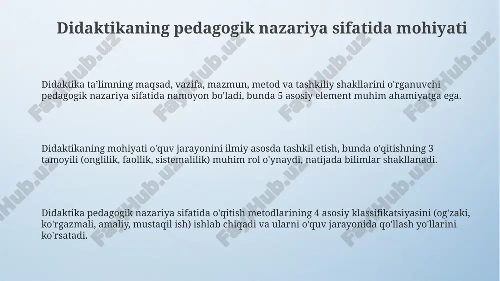 didaktika pedagogik nazariya sifati - Page 3