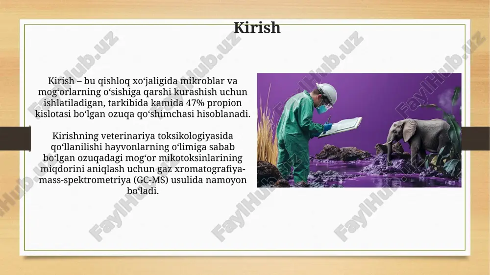 viy aniqlashni qoʻllash chorvachilikdagi oʻlim holatlarini kamaytirishda muhim ahamiyatga ega. e'tiboringiz uchun rahmat image8.jpg image9.jpg image10.jpg image11.jpg image12.jpg image13.jpg image14.jpg image15.jpg image16.jpg image17.jpg image3.png image4.png