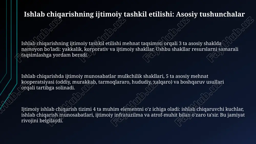 ishlab chiqarishni ijtimoiy tashkil etish - Page 3