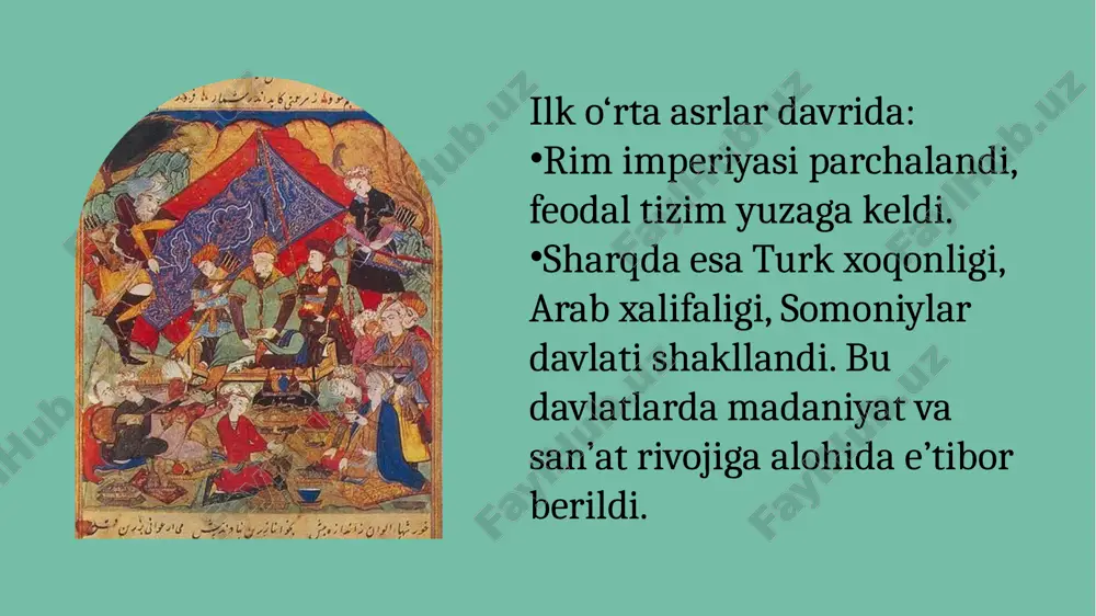 ilk o‘rta asrlarda san’at rivoji - Page 3
