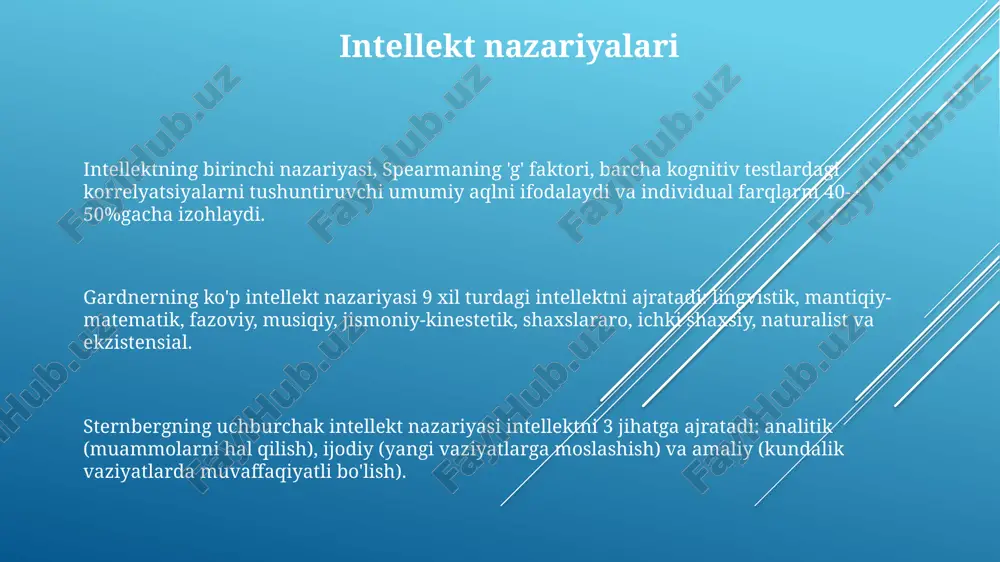 intellekt va kreativlik nazariyalari - Page 3