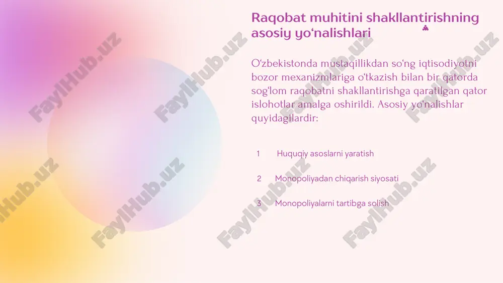raqobat muhitini shakllantirish - Page 3
