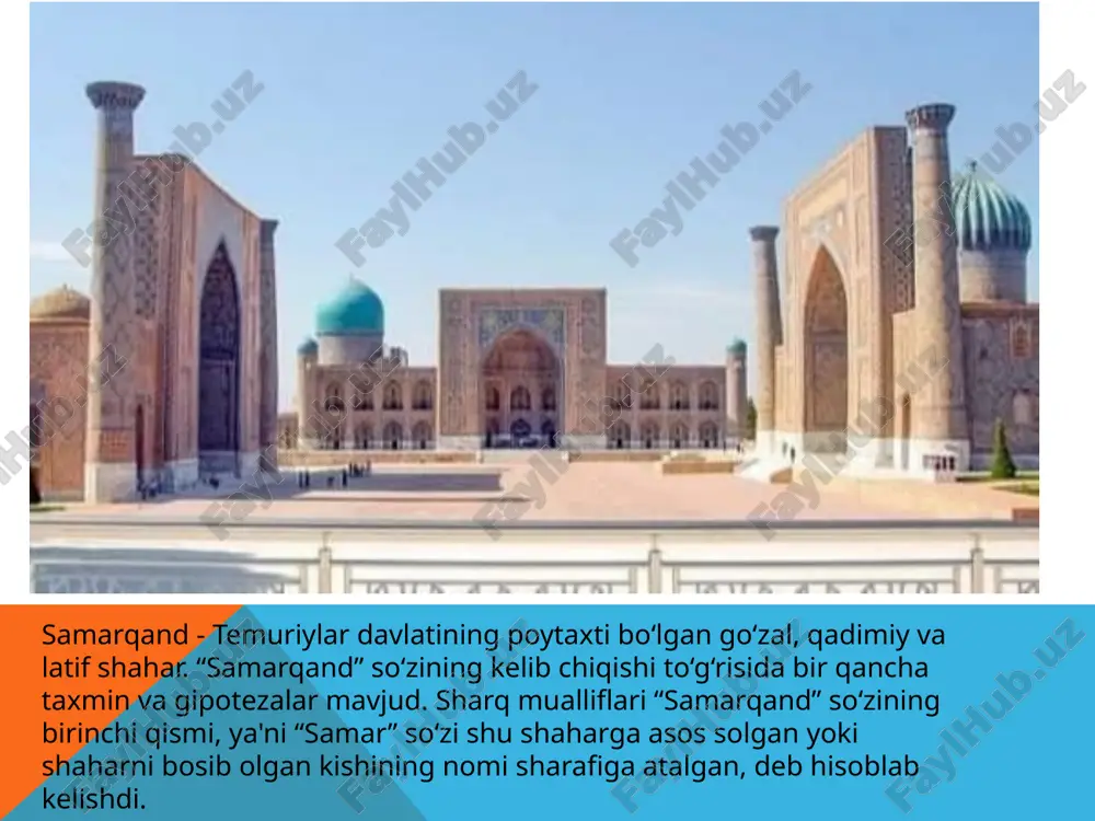 sulmonlar uni hazrat dovud, pravoslavlar va yahudiylar david deb atashadi. uning bashorat va shifo qobiliyati bo‘lganligi sabab, uning hayot hikoyasi sir va afsonalar bilan qoplangan. hazrati dovud 33 yoshida isroil va yahudiya birlashgan qirolligining hukmdori bo‘lib, qirq yil davomida hukmronlik qilgan. samarqanddan 40 kilometr uzoqlikda oqsoy qishlog‘ida hazrati dovud g‘ori yoki muqaddas dovudning ajoyib arxeologik yodgorligi, muqaddas qadamjo va tabiatning mo‘jizasi joylashgan. bir kuni shoh dovud bahaybat jangchi goliaf bilan kurashishga qaror qildi. jinlar g‘ayri oddiy tarzda dovudni samarqand yaqinidagi g‘orga jang oldidan kuchlarni to‘plashi uchun olib kelishadi. ammo ifritning sirli maxluqlari dovudning qayerdaligini bilib oladilar va goliafni yelkalariga ortgan holda olib kelishadi. hazrati dovud jangga tayyor emasligi sabab qochishga majbur bo‘ladi, lekin goliaf uni qo‘lga tushiradi. shunda hazrati dovud xudoga himoya qilishini so‘rab murojaat qiladi. xudo hazrati dovudning murojatiga javoban uning yo‘liga toshlarni va harsanglarni yog‘dirdi. davud o‘z qo‘llari bilan toshlar va harsanglarni olib tashlab, o‘z yo‘lini tozalab tashlaydi. …