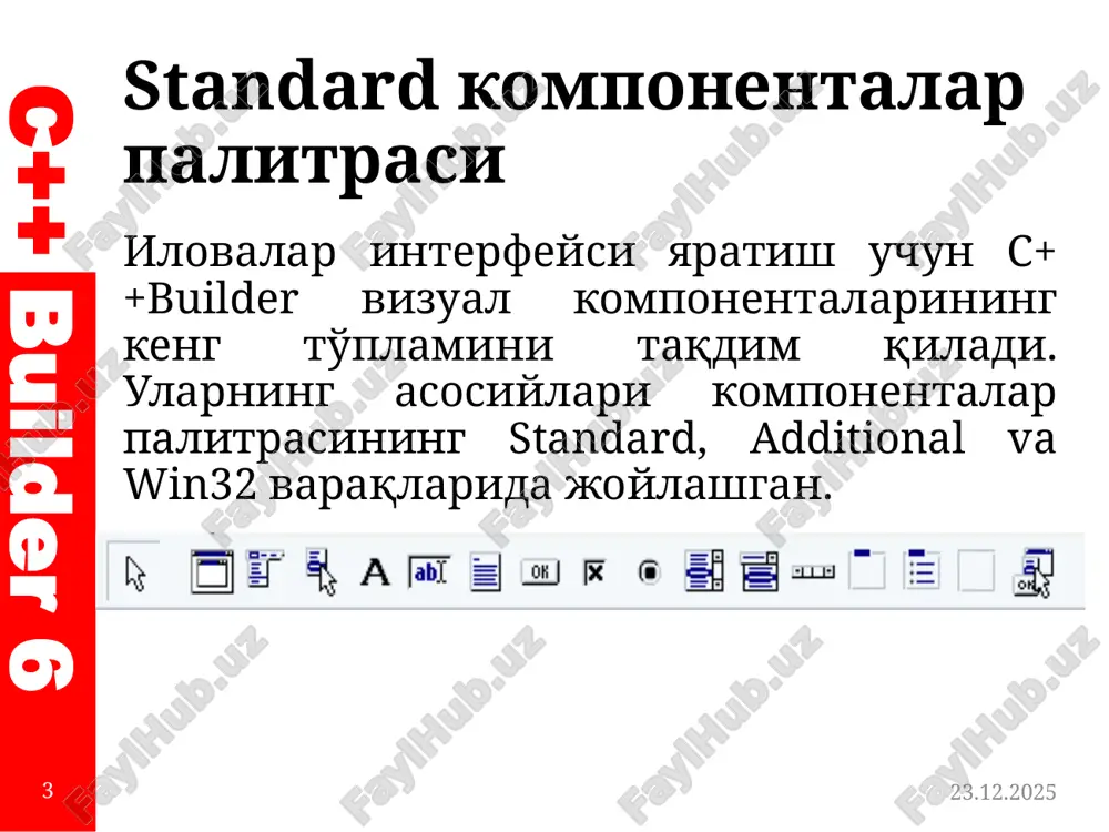 standard komponentalar palitrasi - Page 3