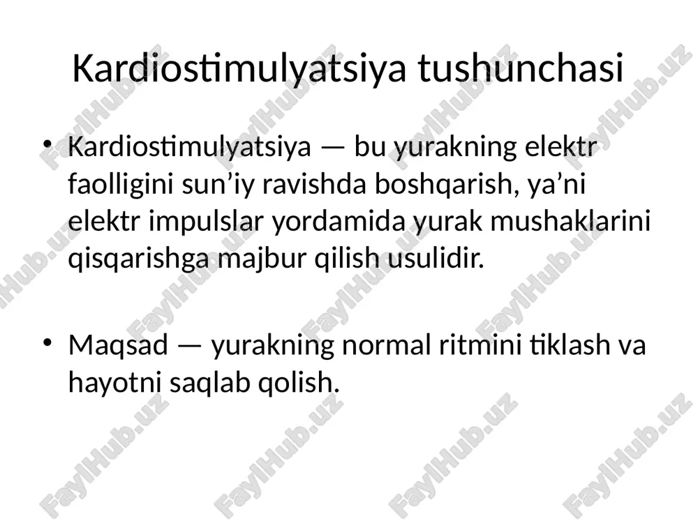 kardiostimulyatsiya: tushunchasi va usullari - Page 3