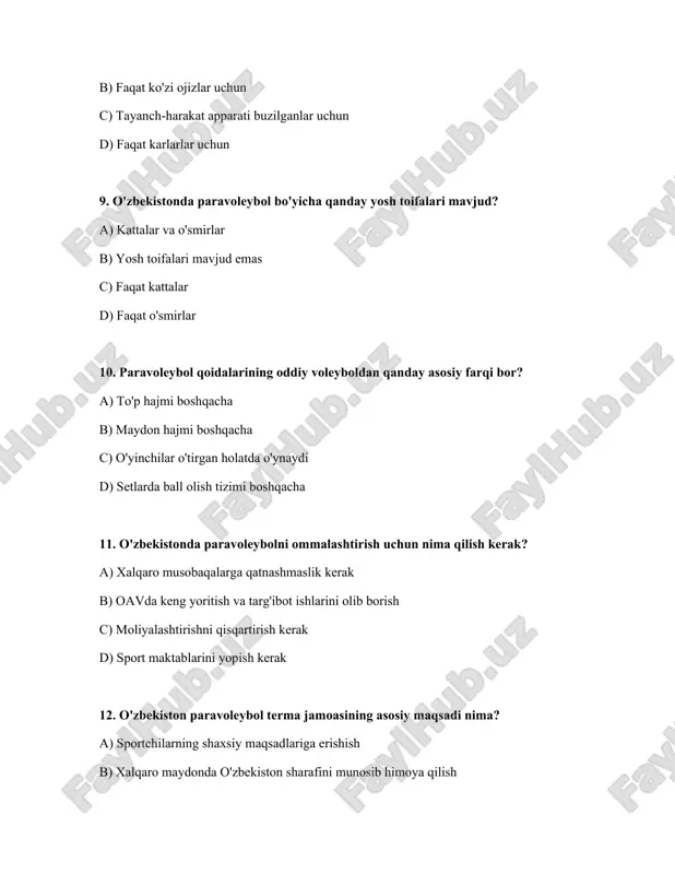 o'zbekistonda paravoleybolning rivojlanish bosqichlari - Page 3
