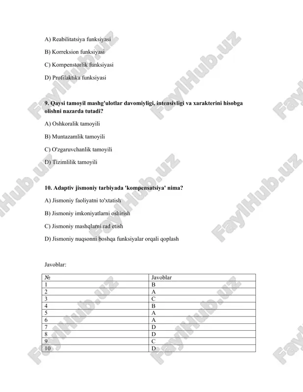 adaptiv jismoniy tarbiyaning tamoillari va funksiyalari - Page 3