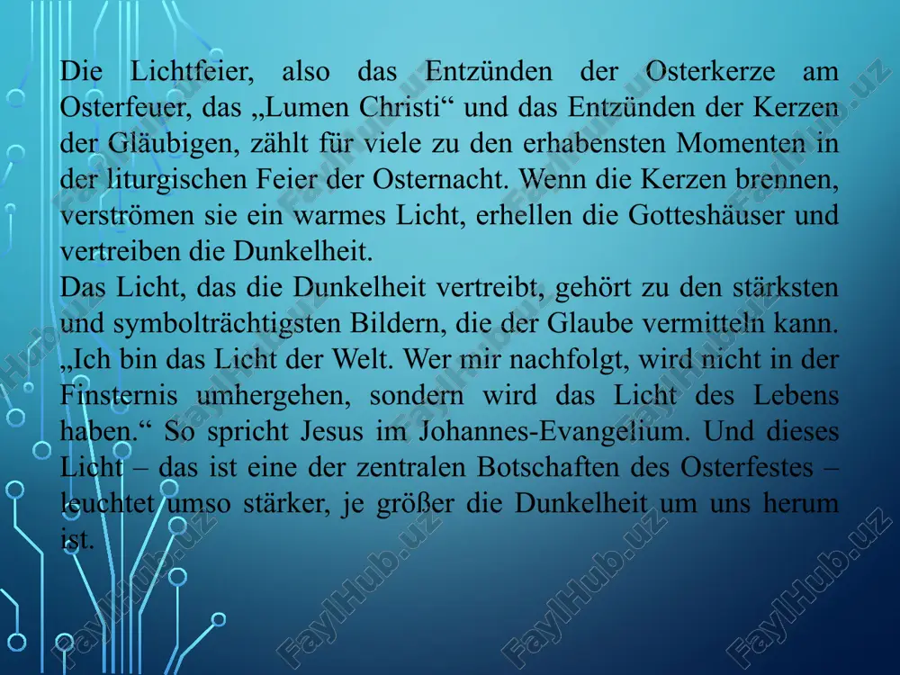 hat jesus denn jetzt mit hasen und eiern am hut? zeit, sich die geschichte osterns mal ein bisschen genauer anzuschauen. wenn man über das wichtigste fest der christenheit redet, muss man fast zwangsläufig bei seiner der religiösen bedeutung anfangen. mit den heutigen osterfeiertagen und osterbräuchen hat all das zwar herzlich wenig gemeinsam, aber sei’s drum. also was feiert man zum osterfest? hier gedenken christen natürlich erstmal einer sache: dem tod jesu und seiner wundersamen auferstehung nach drei tagen. die längere version der geschichte dürfte den meisten ja noch aus kindheitstagen bekannt sein. am gründonnerstag zog jesus in jerusalem ein und lud am abend zu einer fetten fete, die später als letztes abendmal in die geschichte einging. am tag darauf, dem karfreitag, wurde jesus dann verraten und gekreuzigt, bevor er am ostersonntag von den toten wieder auferstand. da sieht man gleich: der hatte sinn für drama, der mann. er wusste eben, …