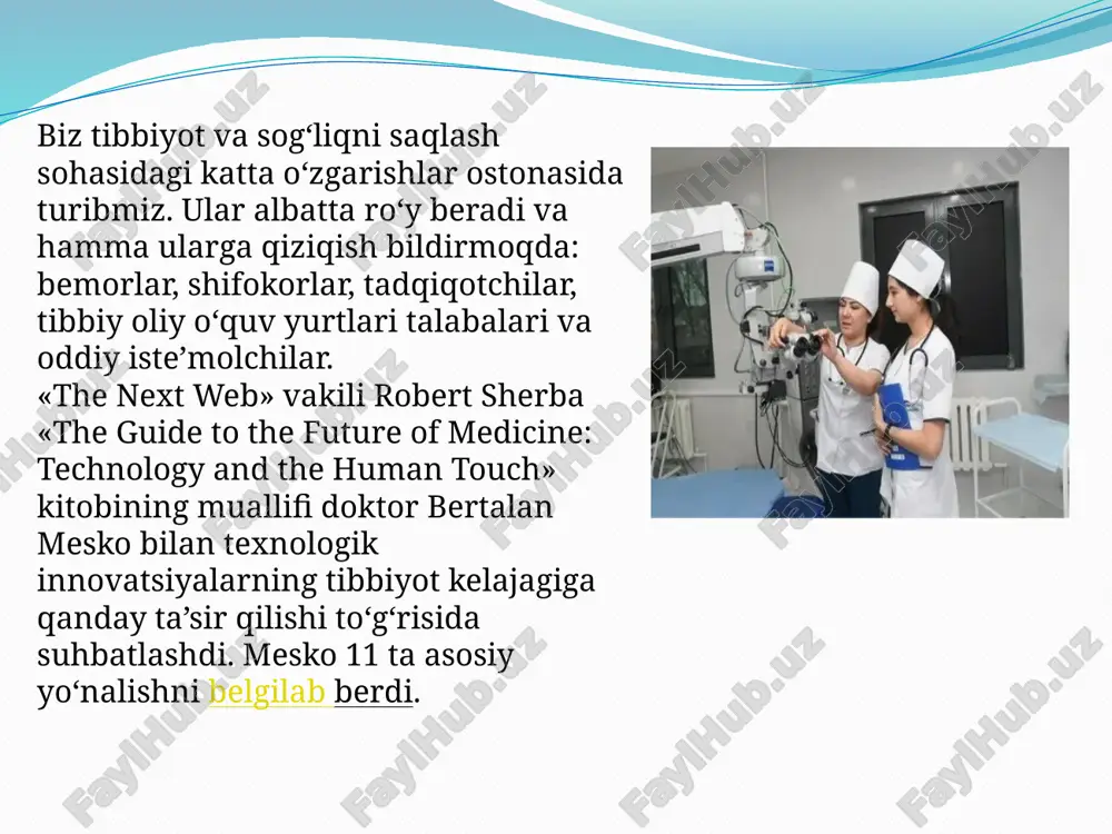 zamonaviy tibbiyot texnologiyalari - Page 3