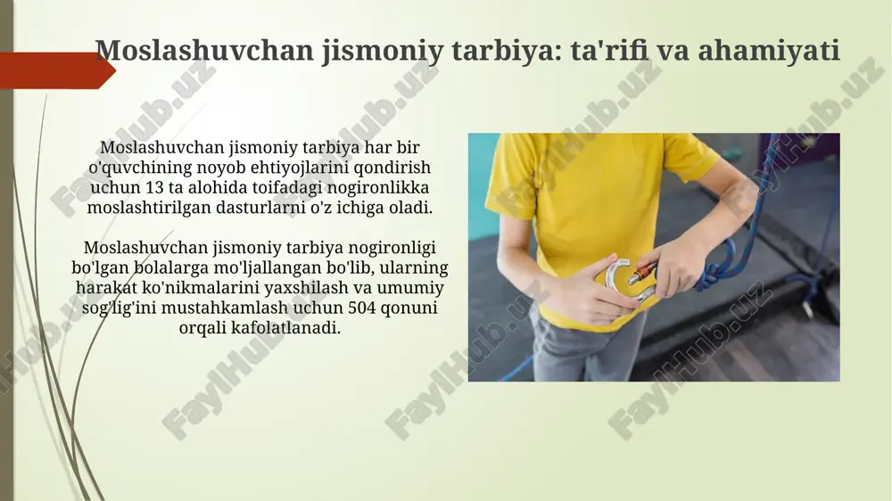 moslashuvchan jismoniy tarbiya - Page 3