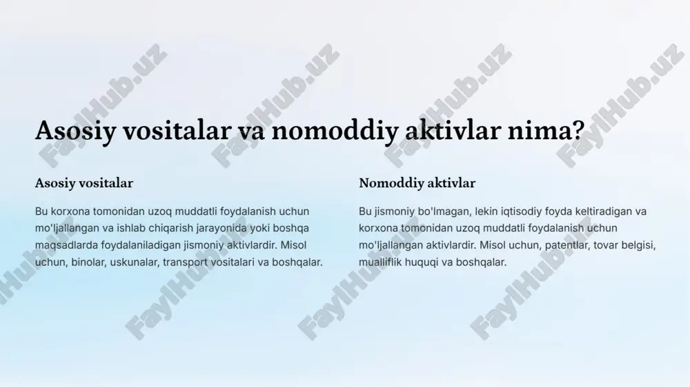 asosiy vositalar va nomoddiy aktivlar hisobi - Page 3