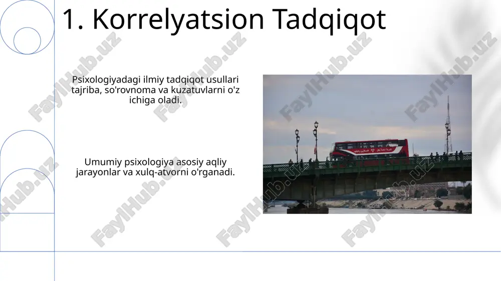 organizmning konsepsiyadan etuklikka qadar bo'lgan rivojlanish jarayoni, psixologik o'zgarishlarni o'z ichiga oladi. umumiy psixologiya: biliş, his-tuyg'u va xulq-atvor kabi asosiy ruhiy jarayonlarni o'rganadi. 17.bolalik va go'daklik ontogenez bu tuxumdan voyaga yetguncha organizmning rivojlanishini, bu jarayon davomida yuz beradigan barcha psixologik o'zgarishlarni o'z ichiga oladi. bolalik va bolalik davri jismoniy, aqliy va ijtimoiy rivojlanishning tezkor davri hisoblanadi. e'tiboringiz uchun rahmat @taqdimot_robot image1.png image2.jpg image3.jpg image4.jpg image5.jpg image6.jpg image7.jpg image8.jpg image9.jpg image10.jpg image11.jpg image12.jpg image13.jpg image14.jpg image15.jpg image16.jpg image17.jpg image18.jpg