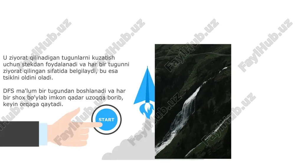 tubiga qarab qidiruv (depth-first search, dfs) algoritmi - Page 3