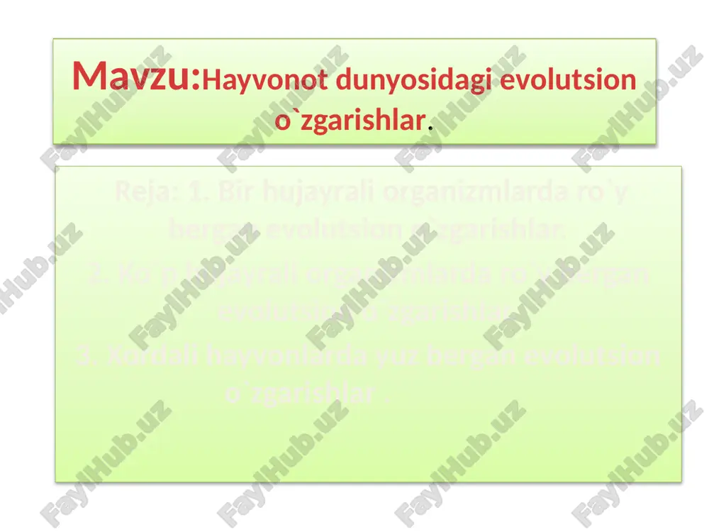 yuruvchilar, qushlar, sutemizuvchilar kiradi. sudralib yuruvchilar va qushlar. sudralib yuruvchilar haqiqiy quruqlikda yashovchi hayvonlar bo`lib, ularning terisi quruq nafas olishda ishtirok etmaydi. ichki urug`lanish, sariqlikka boy tuxum qo`yadi.qushlar issiq qonli hayvonlar yuragi to`rt kamerali sezgi organlari, muskullari rivojlangan. sutemizuvchilar dastlabki sutemizuvchilarning vakillari mezozoy erasida yashagan sudralib yuruvchilardan kelib chiqqan. sutemizuvchilar issiq qonli bo`lishi tufayli sudralib yuruvchilar, suvda va quruqlikda yashovchilar uchun noqulay bo`lgan sharoitda ham yashash imkoniyatiga ega bo`lgan sutemizuvchilarda termoregulyatsiya kuchli rivojlangan. yuragi to`rt kamerali, o`pkalari alveolalardan tuzilgan bo`lib, nafas yuzasi ortgan.terisida turli vazifalarni bajaradigan yog`, sut ter hid ajratuvchi bezlar bo`lib, terisi jun bilan qoplqngan. uyga vazifa: image1.png image2.png image3.png image4.png image5.png image6.png image7.png image8.png image9.png image10.png image11.png image12.png image13.png image14.png image15.png image16.png /docprops/thumbnail.jpeg