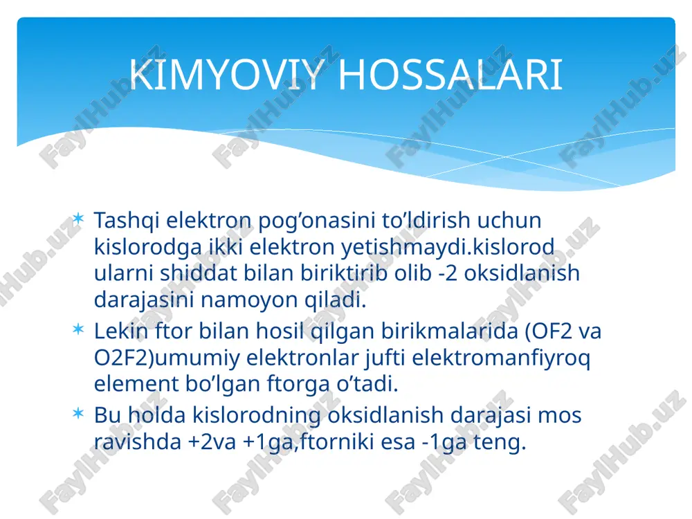 kislorodning kimyoviy xossalari - Page 3