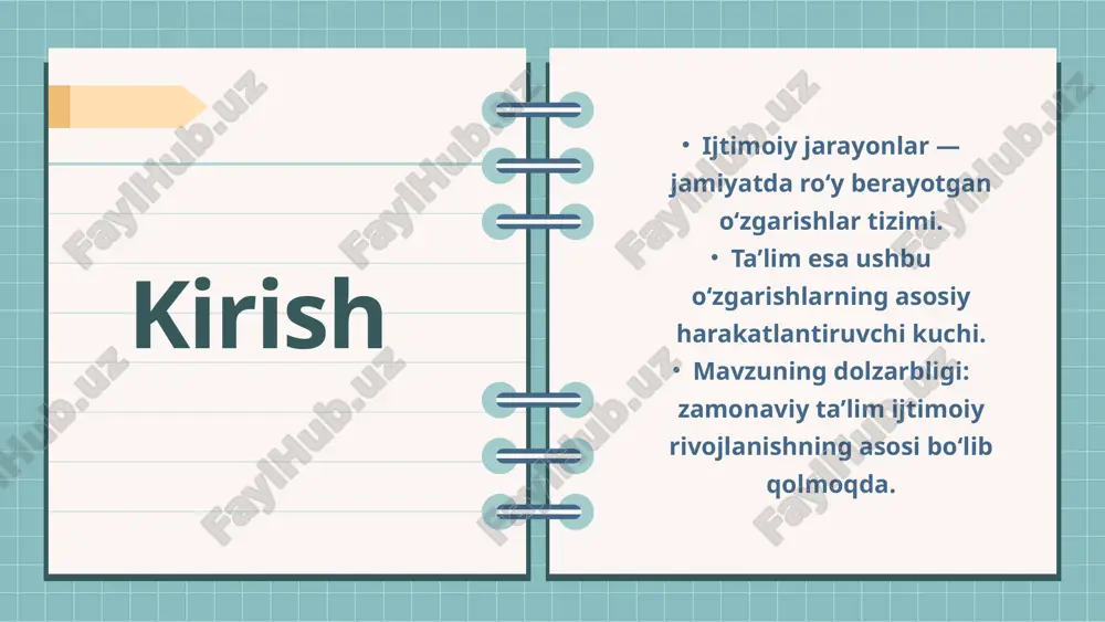 ijtimoiy jarayonlar va ta’lim - Page 3