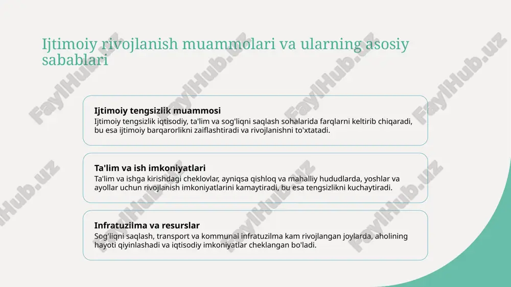 yechimlar ishlab chiqiladi. interaktiv xizmatlar va platformalar onlayn platformalar yordamida fuqarolar davlat xizmatlariga oson va tez murojaat qiladi, shuningdek, muammolarni baham ko‘rish va hal qilish imkoniyati yaratiladi. ma'lumotlar va statistikalar bilan ishlash raqamli texnologiyalar orqali to‘plangan ma'lumotlar tahlil qilinib, muammolarning asosiy sabablari aniqlanadi va ilg‘or yechimlar ishlab chiqiladi. yangi texnologiyalar bilan iqtisodiy rivojlanish imkoniyatlari raqamli texnologiyalar imkoniyati innovatsion startaplar va bizness yashil texnologiyalar va ekologiya raqamli texnologiyalar ishlab chiqarishni avtomatlashtirish, xizmatlarni soddalashtirish va yangi bozorlarga kirishni ta'minlaydi, iqtisodiy o'sishni qo'llab-quvvatlaydi. yangi texnologiyalar asosida startaplar va kichik bizneslar rivojlanib, yangi ish o'rinlari yaratadi va mamlakat iqtisodiy diversifikatsiyasini kuchaytiradi. ekologik texnologiyalar yordamida resurslarni samarali ishlatish va atrof-muhitni muhofaza qilish imkoniyati kengaymoqda, bu esa barqaror iqtisodiy rivojlanishga asos bo'ladi. innovatsion yechimlar va raqamli iqtisodiyotning rolini oshirish innovatsion texnologiyalarni joriy etish raqamli infratuzilmani rivojlantirish startaplar va digital ekosistemalar zamonaviy texnologiyalar, masalan, sun'iy intellekt va blokcheyn, raqamli iqtisodiyotda innovatsiyalarni rivojlantirib, samaradorlikni oshirishga yordam beradi. keng …