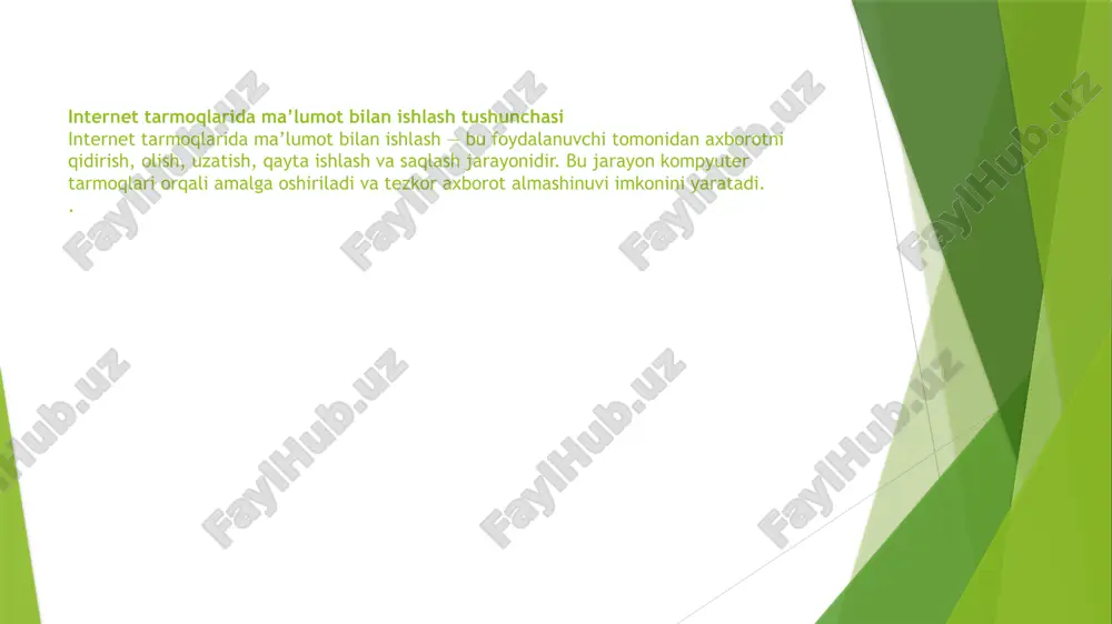 internet tarmoqlarida ma’lumot bilan ishlash - Page 3