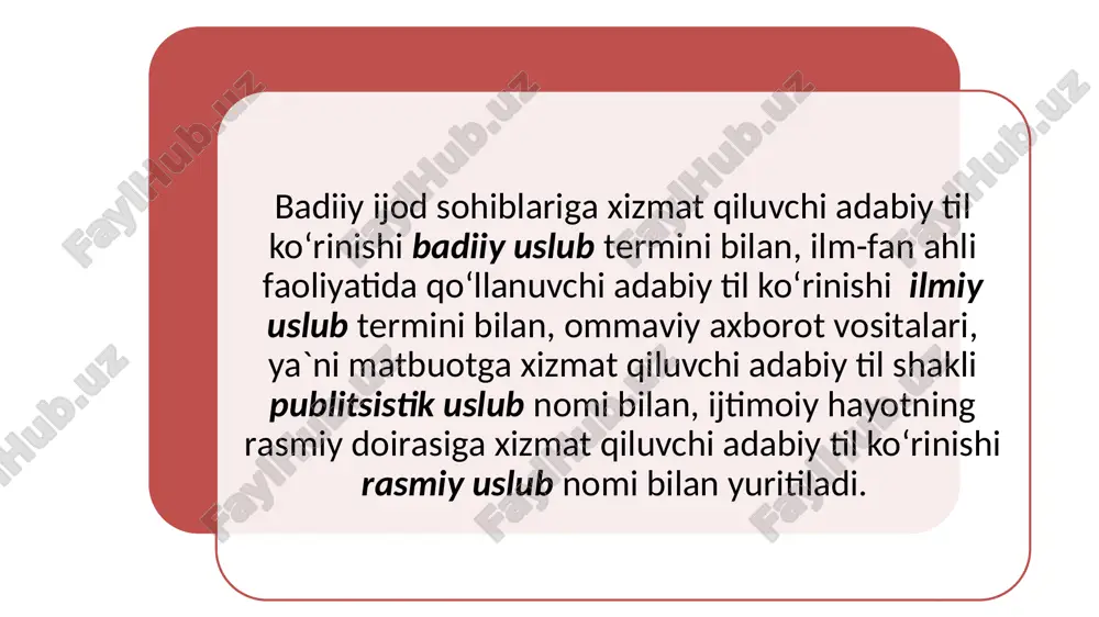 dastxatida yoziladi. qolgan hujjatlar esa yozuv mashinkasi yoki komp`yuterda tayyorlanadi; 4) hujjatlar matnida tuzatish va o‘chirishga yo‘l qo‘yilmaydi, bunday hujjatlar haqiqiyligini yo‘qotadi, ya`ni qalbaki deb hisoblanadi; 5) alohida ahamiyatga ega bo‘lgan hujjatlar to‘ldirilganda hujjat to‘ldiruvchining imzosi muassasa, xo‘jalik yoki notarial idoralar tomonidan tasdiqlanishi shart. e’tiboringiz uchun tashakkur!