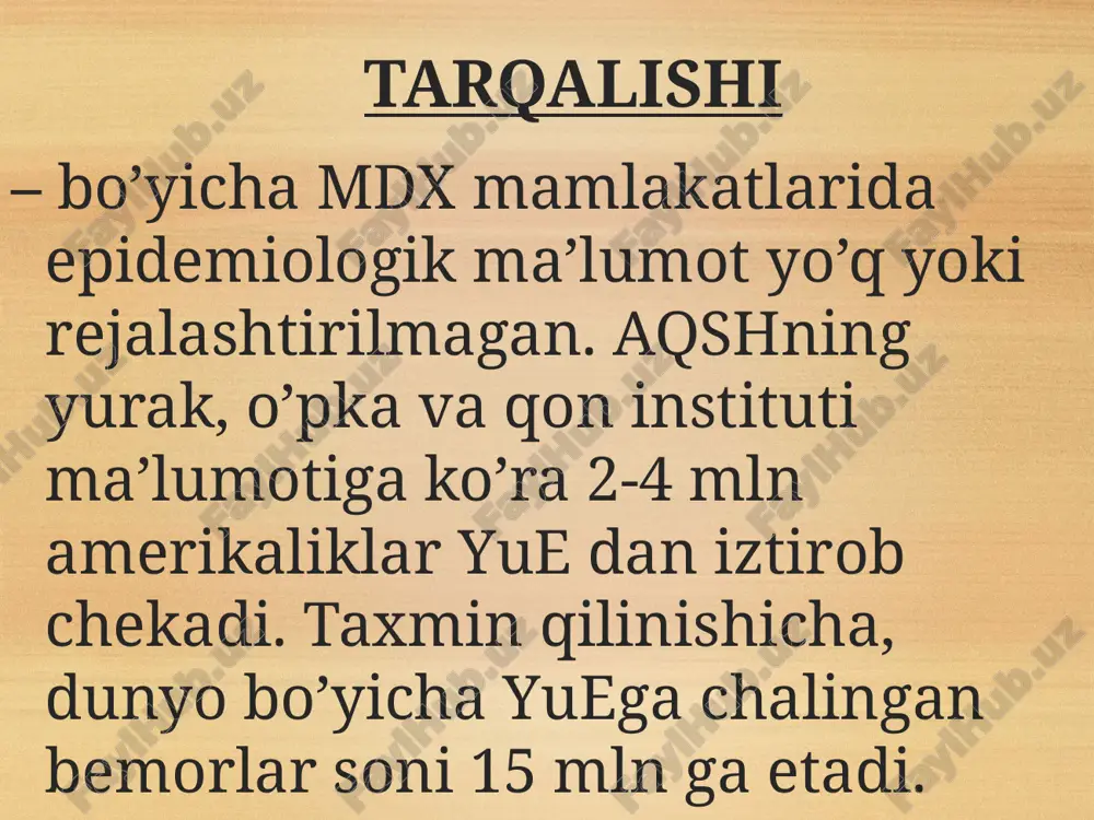 auf –ingibit.kapoten 25mg,25mg*3m(boshlangich. doza)enarapril maleat. 2,5mg*2m aldakton 25mg 25mg*1-m v-adrenoblokat. metaprolol 5mg*2m (boshl.doza)atenalol 12,5mg*1-2m bisoprolol 1,25mg*1-2m karvedilol (v+ bl)3,125mg*1m nitrosorbid 10-20mg*3m kardiket 20-40mg*2m gidralazin 30mg/s yurakning inotrop funktsiyasini stimullash; xilpillovchi taxiaritmiyada tusatdanbuladigan ulimni oldini olish tromboembolik asoratlarini oldini olish geparin amiodaron strofantin 0,05%-1ml v/i 5000ed*4m 7-10kun fraksilarin 0,3-0,6mg/s varfarin 10mg-2-15mg/s aspirin 0,325-0,125mg/s doimiy,kunora tiklopidin klopidogrel(plaviks 75mg 1m/s) (kordaron)800mg/s -200mg/s sxema buyicha sotalol sotaleks 80-160mg/s ta'siri yuk defibrilyator digoksin 0,25mg-0,375mg/s tasiri yuk yurak transilantatsiyasi image2.jpeg image3.png image4.jpeg image5.jpeg image6.png image7.png image8.png image9.png image10.jpeg