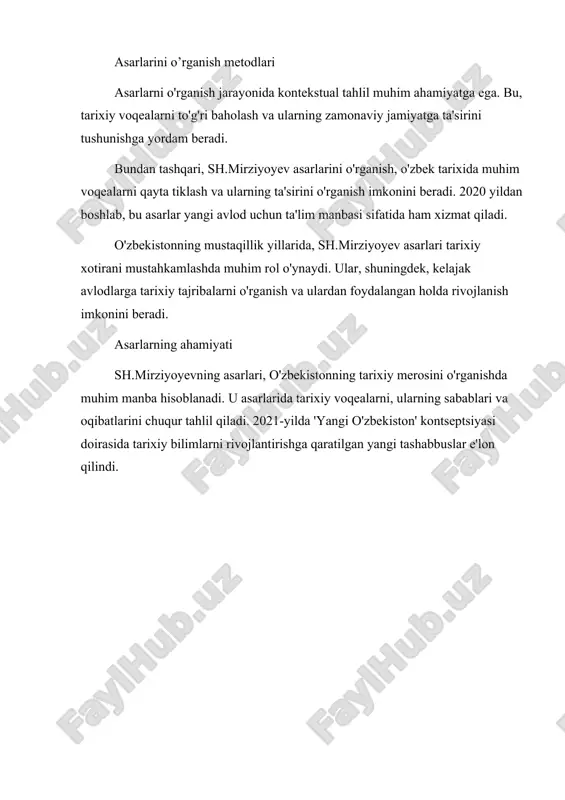 sh.mirziyoyev asarlari va tarixiy voqealar - Page 3