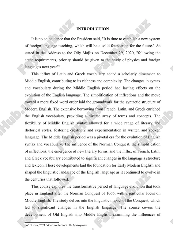 language and vivid imagery create a poignant exploration of grief and the search for spiritual solace. both "sir gawain and the green knight" and "pearl" exemplify the depth and diversity of middle english literature, blending narrative creativity with complex emotional and moral themes. the middle english period also produced significant autobiographical and religious texts. julian of norwich, a 14th-century anchoress and mystic, authored "revelations of divine love," one of the earliest surviving texts in english written by a woman. this work is based on a series of mystical visions experienced by julian, focusing on themes of divine love, compassion, and redemption. her prose style is contemplative and spiritually profound, providing insights into the religious thought of the middle english period. actuality of the course work: the study of middle english and its evolution after the norman conquest of 1066 is crucial to understanding the development of the english language. this …