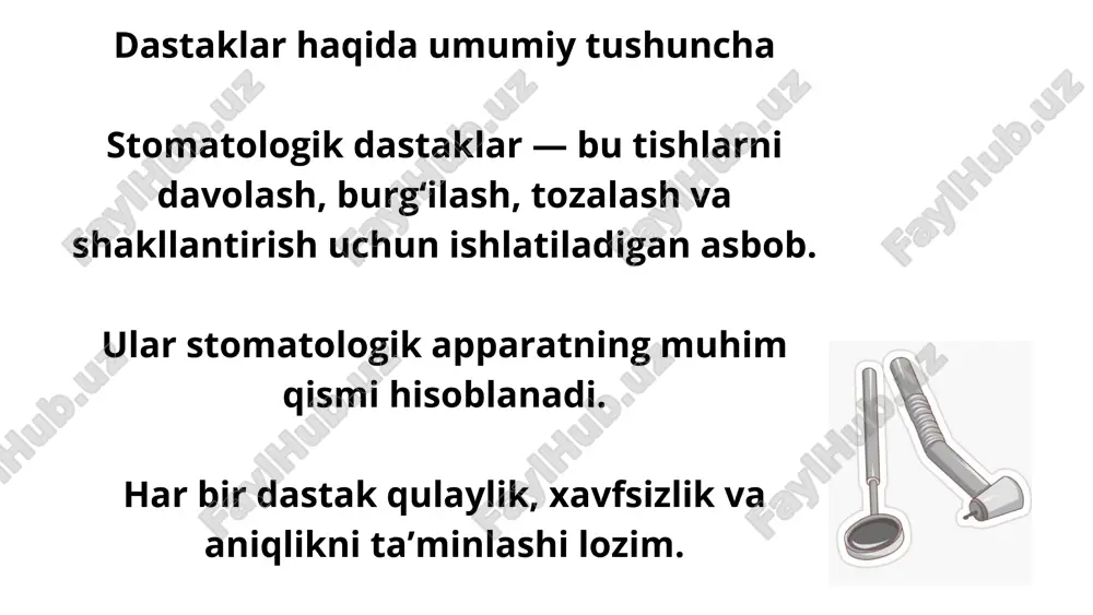 stomatologik dastaklarning eksploatatsiya xususiyatlari - Page 3