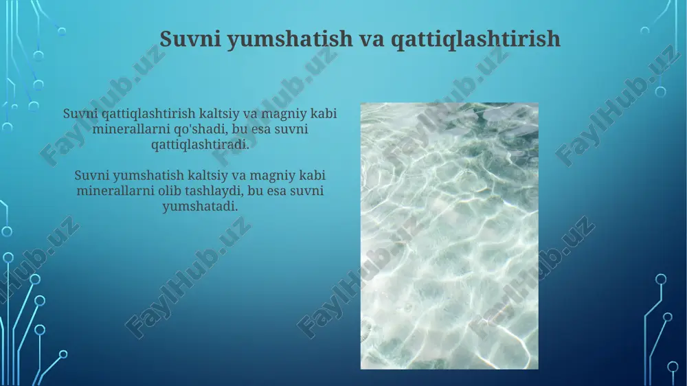 ichimlik suvining sifatini yaxshilashdagi asosiy usullar - Page 3