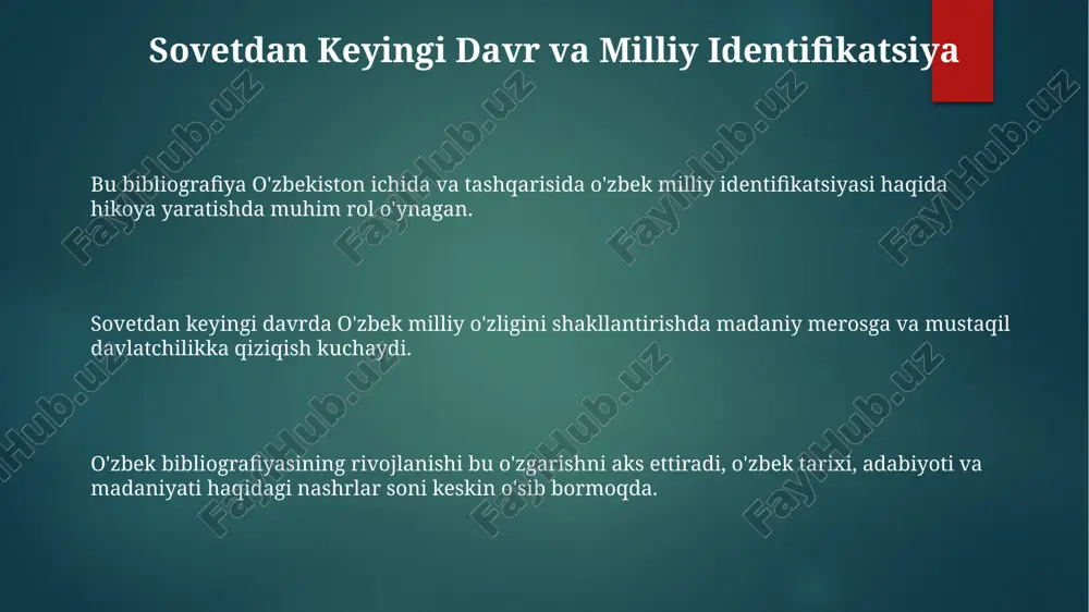 oʻzbekiston biblografiyasining paydo boʻlishi va rivojlanishi - Page 3