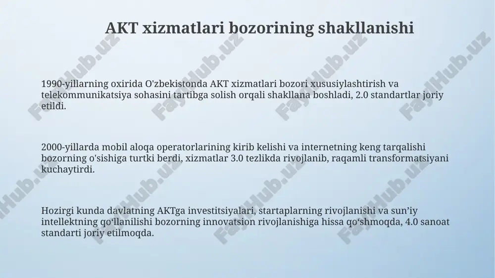 akt xizmatlari bozorining shakllanishi - Page 3