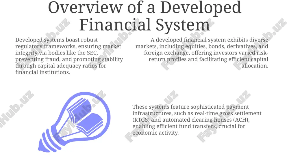 overview of a developed financial system - Page 3