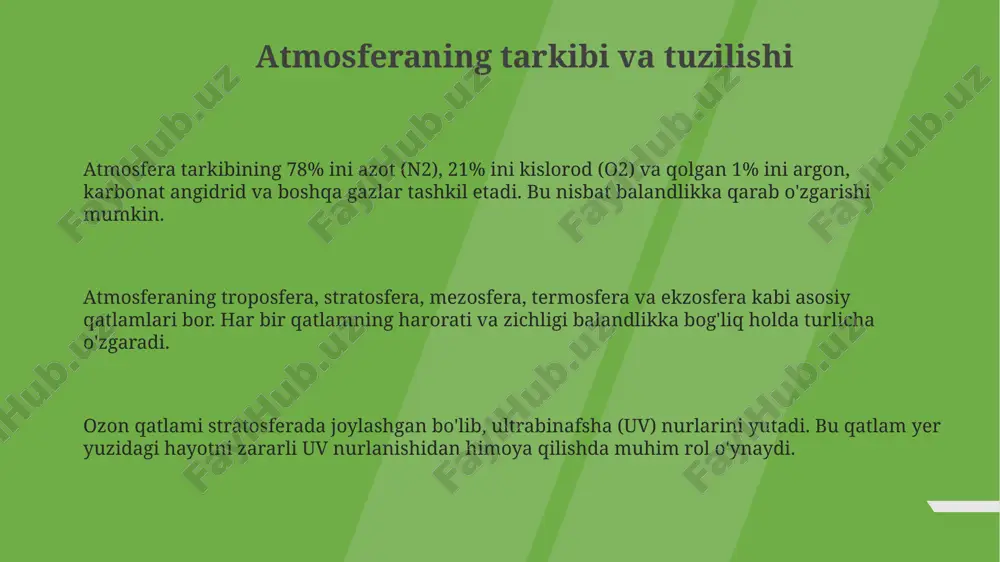 atmosferaning tarkibi va tuzilishi - Page 3