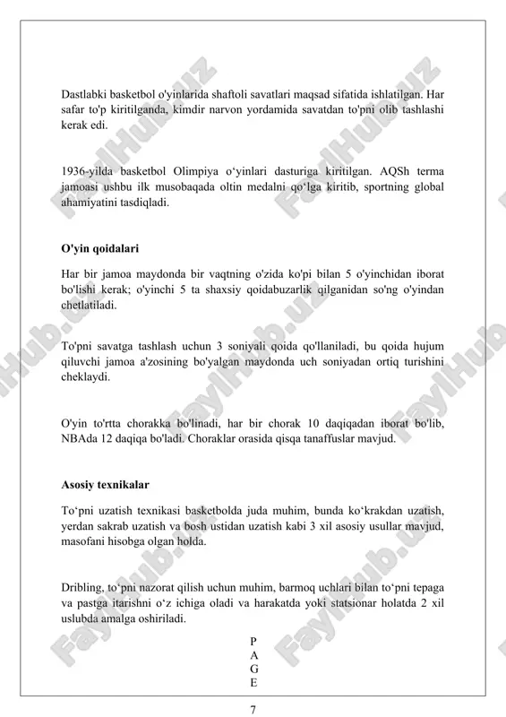 i tufayli potda dominantlik qiladi, reboundlarda ustunlik qiladi va himoyada raqib hujumlarini to'sadi hamda jamoa mudofaasini mustahkamlaydi. mashhur basketbolchilar maykl jordan, 6 marta nba chempioni boʻlgan va besh marta eng qimmat oʻyinchi deb topilgan, basketbol tarixidagi eng buyuk oʻyinchi hisoblanadi. u 10 ta gol urish unvoniga ega. lebron jeyms, to'rt marta nba chempioni va to'rt marta eng qimmat o'yinchi unvoniga sazovor bo'lgan. 38 000 dan ortiq ball bilan nba tarixidagi eng yaxshi to'purardir. kareem abdul-jabbar, 6 marta nba chempioni boʻlgan, olti marta eng qimmat oʻyinchi deb topilgan. o'zining ajoyib "skyhook" zarbasi bilan mashhur bo'lgan. uzoq vaqt davomida gol urish bo'yicha rekordchi edi. mashhur jamoalar «los-anjeles leykers» 17 ta nba chempionligini qo‘lga kiritgan bo‘lib, ularning muvaffaqiyatlari jorj mikan davridan lebron jeymsgacha bo‘lgan o‘yinchilar bilan bog‘liq, bu esa ularni afsonaviy qiladi. «boston seltiks» jamoasi nba tarixida 17 ta chempionlik bilan eng ko‘p g‘alaba qozongan, bill rassel davridagi dominantligi va yashil liboslari bilan …
