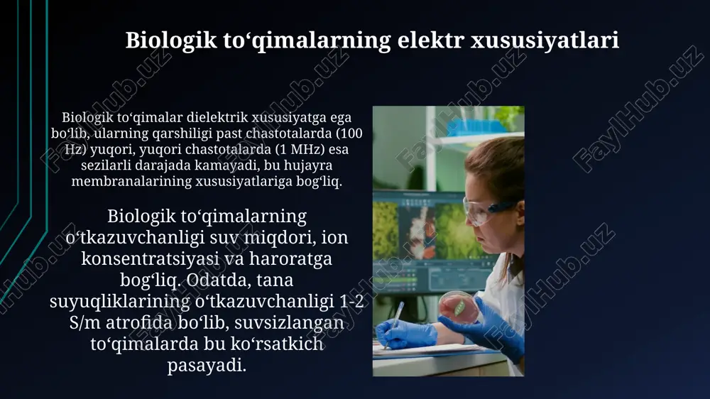 biologik to'qimalarni elektr xossalari - Page 3