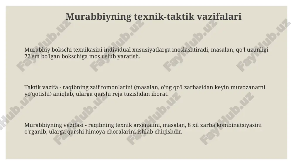 boksbo'yicha murabbiytayyorlashning vazifalari - Page 3