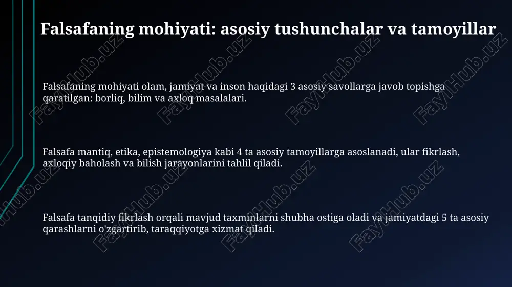 falsafaning mohiyati va jamiyat ta'raqqiyoitidagi roli - Page 3