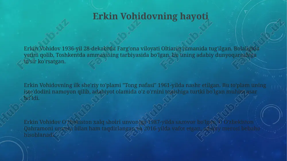 erkin vohidovning hayoti - Page 3