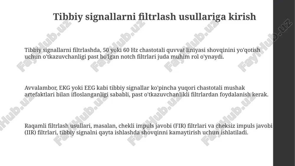 tibbiy signallarda filtrlash usullari - Page 3