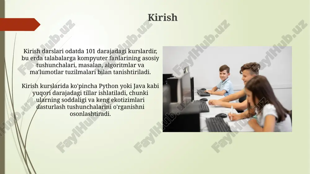kampyuter lingafon sinflarning zamonaviy texnik va dasturiy vositalari - Page 3
