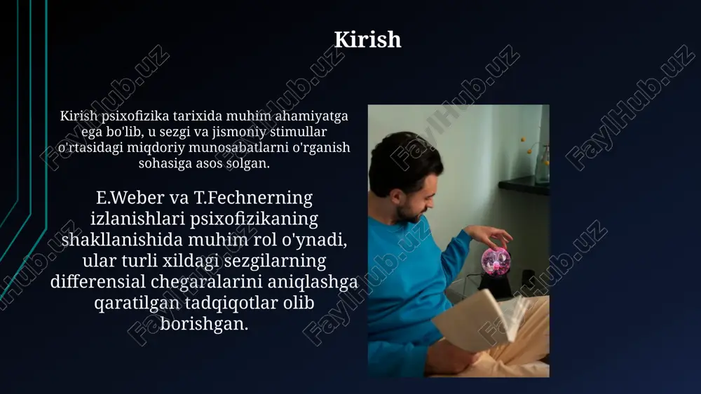 psixofizika fanining shakllanishi - Page 3