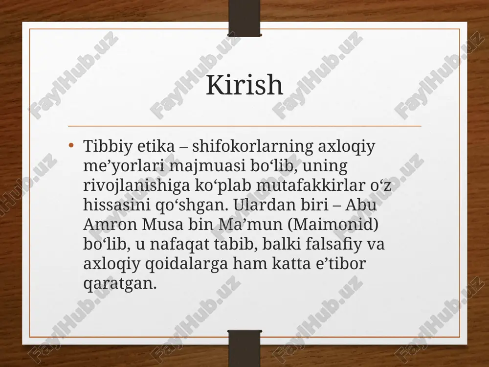 abuamron musa bin ma’mun va tibbiy etika - Page 3