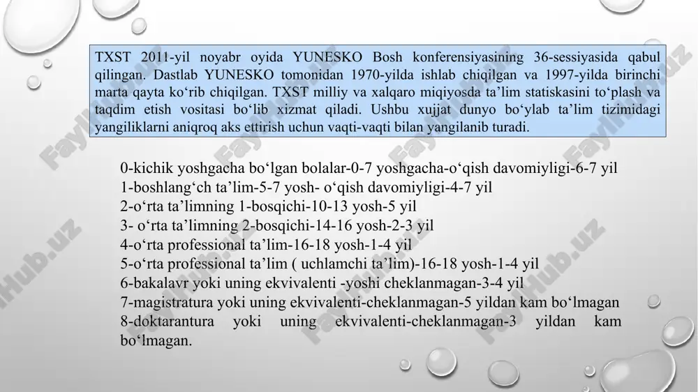 siyalash; 10) “o‘rtacha o‘zlashtirish”ga yo‘nalganlikdan, har bir o‘quvchining o‘ziga xosliklarini ochish hamda ularning qiziqishi va qobiliyatlarini rivojlantirishga etibor qaratilishi; 11) rivojlanishida nuqsoni bor bo‘lgan bolalar ta’limi uchun qo‘shimcha resurslarni izlab topish. zamonaviy ta’lim-tarbiya tizimi va jarayoni o‘tmishdagi faoliyatga emas, balki kelajak faoliyatga yo‘naltirilgan bo‘lsa, chinakam innovatsion xususiyatga ega bo‘ladi. shu nuqtai nazardan zamonaviy pedagogikada, ma’rifiy tizim va jarayonda quyidagi umumiy taraqqiyot tendensiyalari kuzatilmoqda: 1. ta’lim-tarbiya tizimi va jarayonini demokratlashtirish. 2. ta’lim-tarbiya jarayoni va o‘quvchi-talabalar mehnatini indivduallashtirish. 3. ta’lim-tarbiyani insonparvarlashtirish va ijtimoiylashtirish. 4. ta’lim-tarbiya tizimi va jarayonini kompyuterlashtirish. 5. ta’lim-tarbiya tizimi va jarayonini fundamentallashtirish. 6. ta’limiy-tarbiyaviy dasturlarni ishlab chiqarish bilan integratsiyalash. 7. uzluksiz va mustaqil ta’lim-tarbiya olish. 8. ijodiy o‘quvchi-talaba shaxsini shakllantirish. 2. iqtisodiy rivojlangan davlatlar taʼlim tizimi. taʼlim modellari. rivojlangan xorijiy davlatlarda ta’limning mamlakat ichki siyosatiga faol tasir etadigan ijtimoiy jarayon ekanligining e’tirof qilingani haqiqatdir. shu tufayli ham rivojlangan mamlakatlarda maktab ehtiyojini iqtisodiy ta’minlashga ajratilayotgan mablag‘ miqdori yildan-yilga oshib bormoqda. …