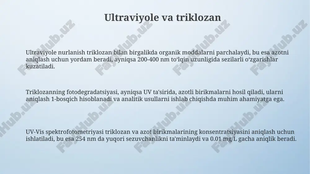 ultrabinafsha va triklozan - Page 3