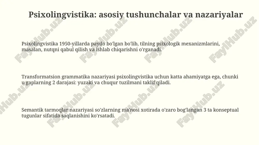 psixolingvistika va neyrolinglingvistika - Page 3