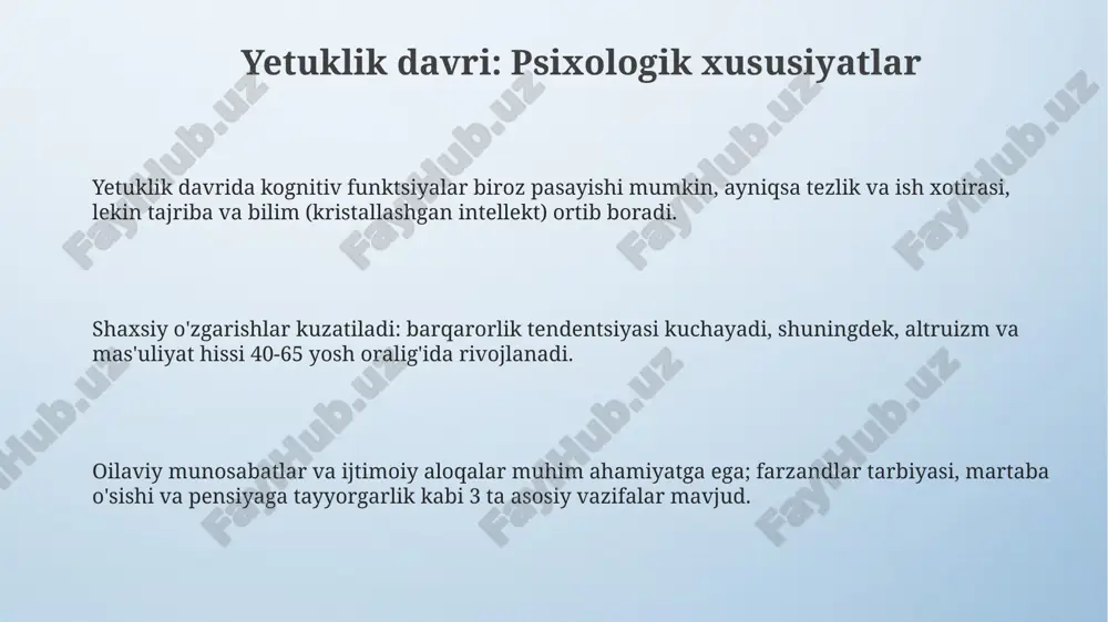 yetuklik davri va gerontopsixologiya - Page 3