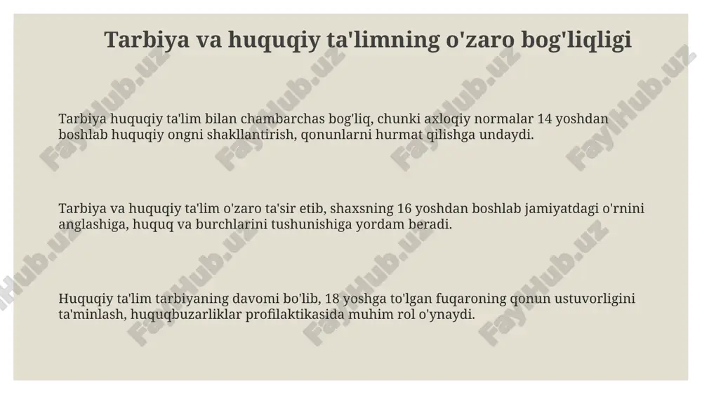 tarbiya va huquq ta'limi jarayonini loyihalashtirish - Page 3