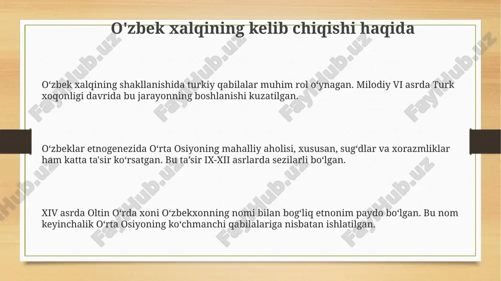 o'zbek xalqining kelib chiqishi - Page 3